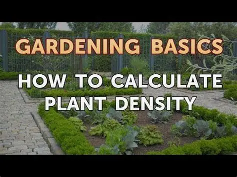 Calculating Planting Density
