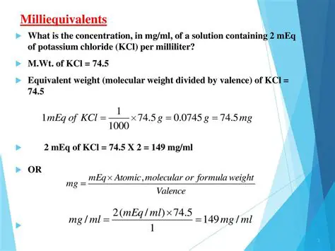 Calculating the Amount of KCl for a 2 M Solution
