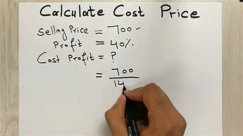 Calculating the Cost Price for the Retailer