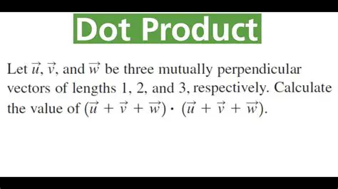 Calculating the Dot Product of u and v