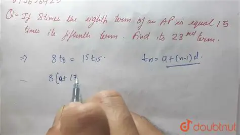 Calculating the Eighth Term