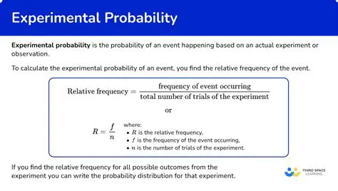 Calculating the Experimental Probability
