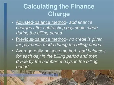 Calculating the Finance Charge