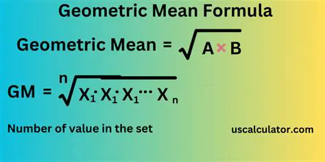 Calculating the Geometric Mean