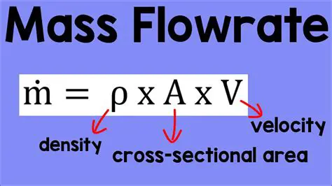 Calculating the Mass Flow Rate