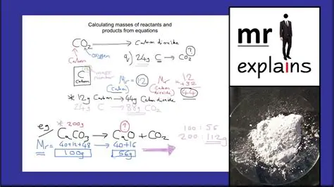 Calculating the Mass of the Reactants and Products