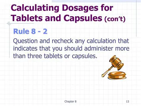 Calculating the Number of Capsules