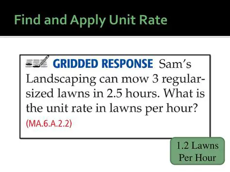 Calculating the Number of Lawns per Hour