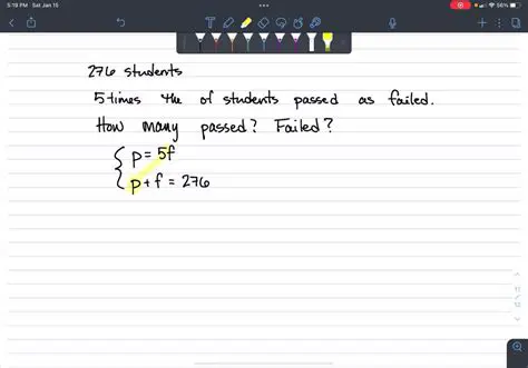 Calculating the Number of Students Who Passed