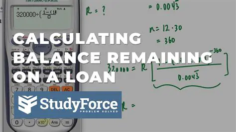 Calculating the Outstanding Mortgage Balance