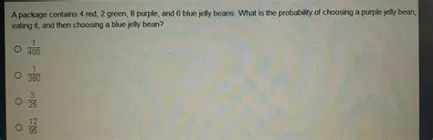 Calculating the Probability of Choosing a Blue Jelly Bean