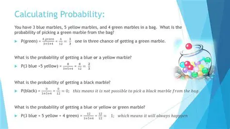 Calculating the Probability of Picking a Blue Marble