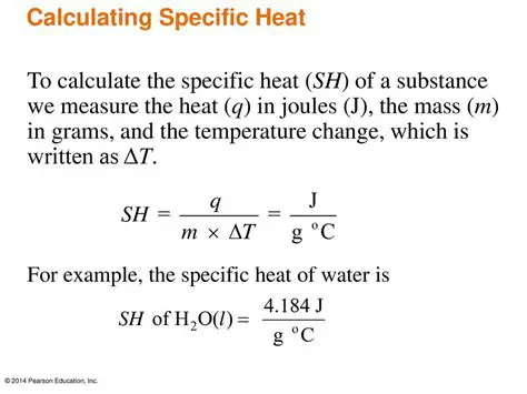 Calculating the Specific Heat