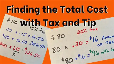 Calculating the Tax on the Ticket