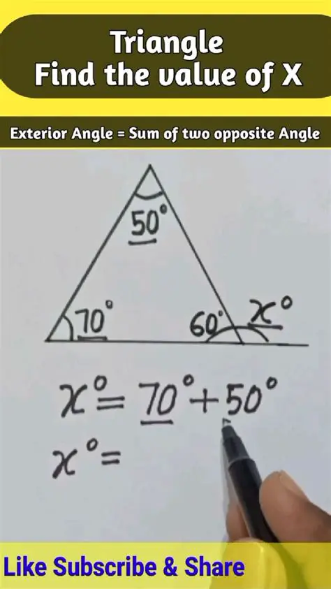 Calculating the Value of x