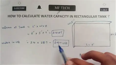 Calculating the Weight of Water in a Tank