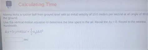 Calculating Time Spent in the Air