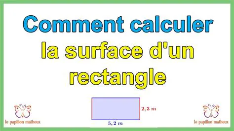 Calculer la Surface en Utilisant la Formule