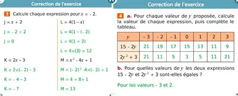 Calculer les valeurs des expressions