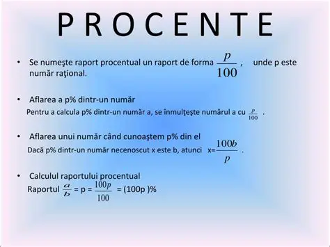 Calculul Raportului Procentual