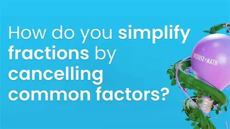 Canceling Common Factors Again