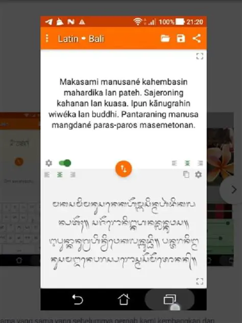 Cara Menerjemahkan Aksara Bali ke Latin