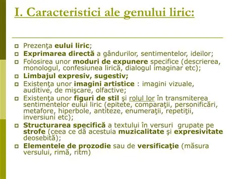 Caracteristicile genului dramatic