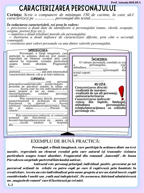 Caracterizarea Personajului Ionita