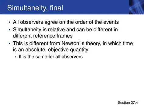 Causally Related Events and Simultaneity