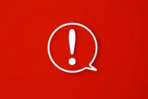 Causes of the Red Exclamation Mark