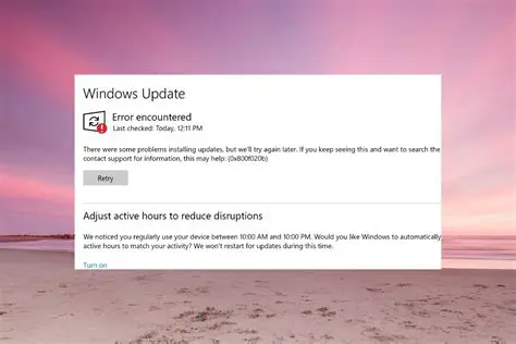 Causes of Windows Update Staying in Disabled State