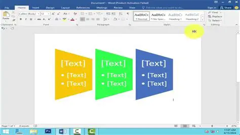 Changing the SmartArt Layout to a Trapezoid List