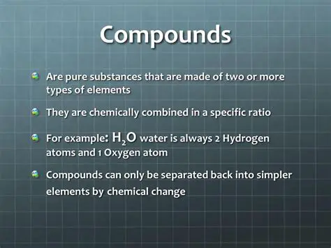 Characteristics of Chemically Unstable Compounds