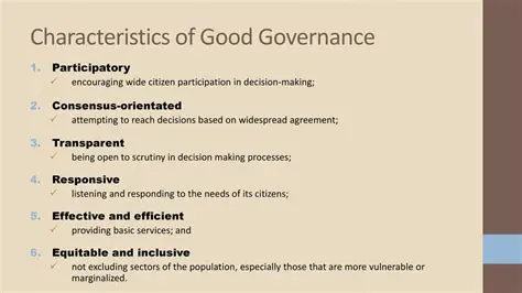 Characteristics of Elections in Good Governance