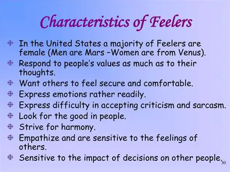 Characteristics of Feelers