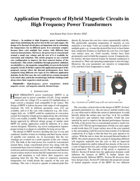 Characteristics of High Frequency Power