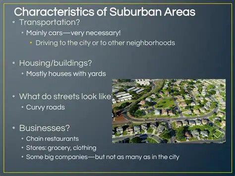 Characteristics of Suburban Sprawl