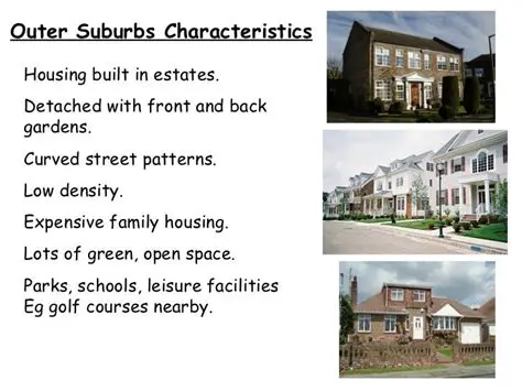 Characteristics of the Suburbs