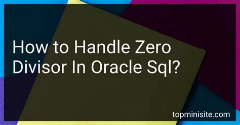Check if the divisor is zero
