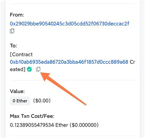 Check the Contract Address