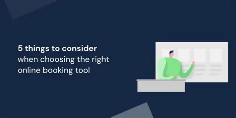 Choose the Right Booking Option