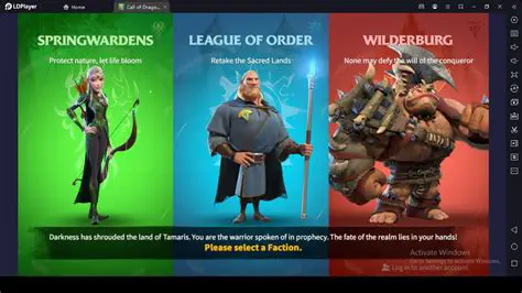 Choose Your Factions and Quests