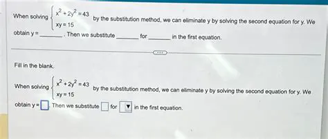 Choosing a Second Equation for No Solution