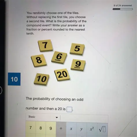 Choosing an Odd Number and then a 20