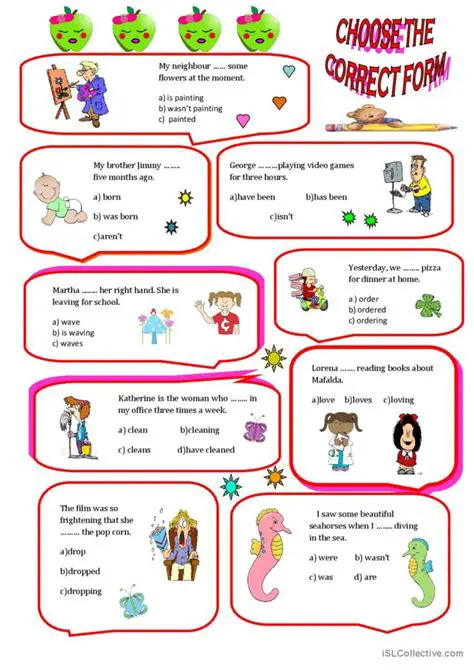 Choosing the Correct Form of Adjectives