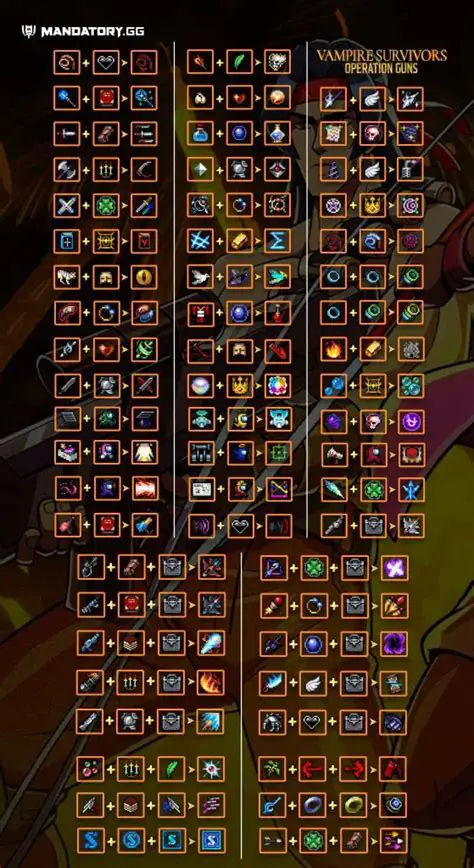 Class and Upgrade Combinations