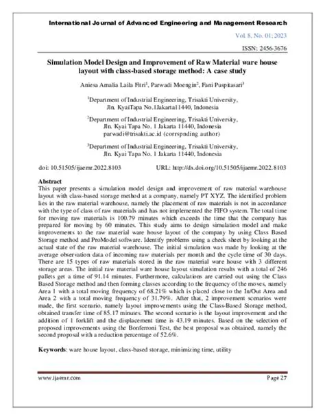 Class Based Storage Method