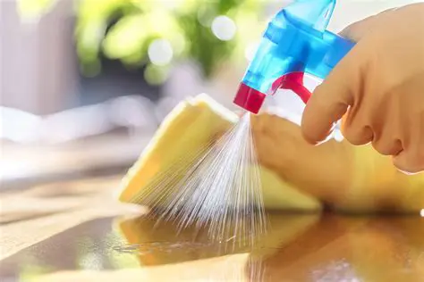 Clean and sanitize surfaces