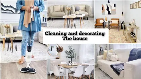 Cleaning and decorating the home