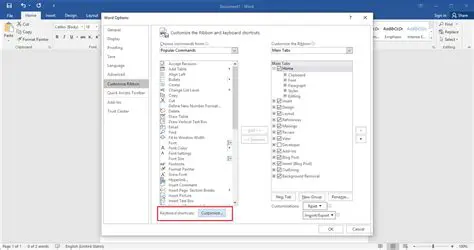 Click on the Customize Button